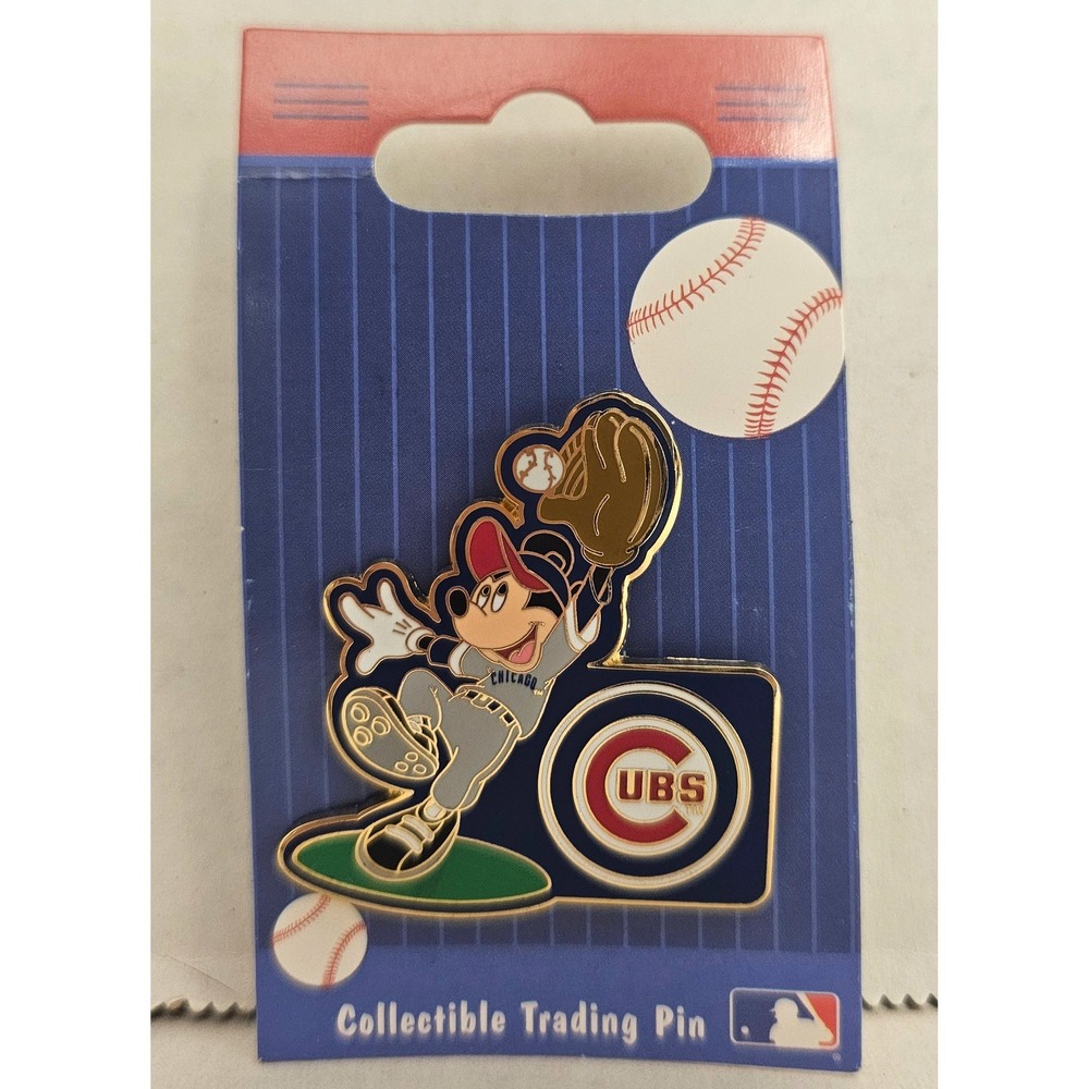 Disney MLB Chicago Cubs Mickey Mouse Baseball Collectible Trading Pin 2012